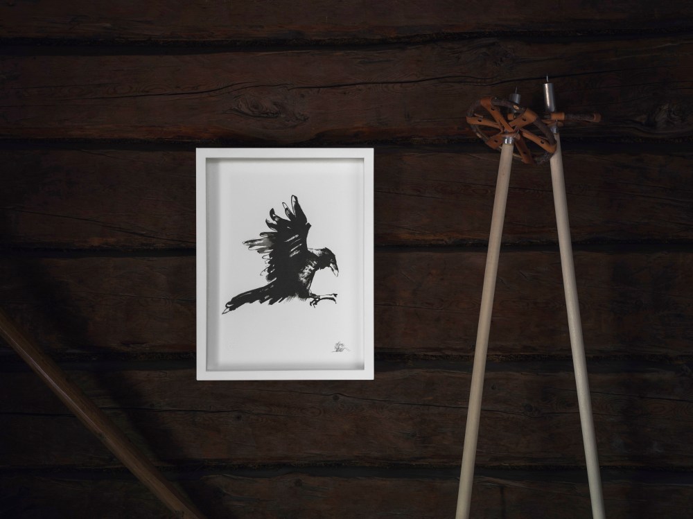 Teemu_Jarvi_Illustrations_Raven_ArtPrint_Paper_PhotoUntoRautio